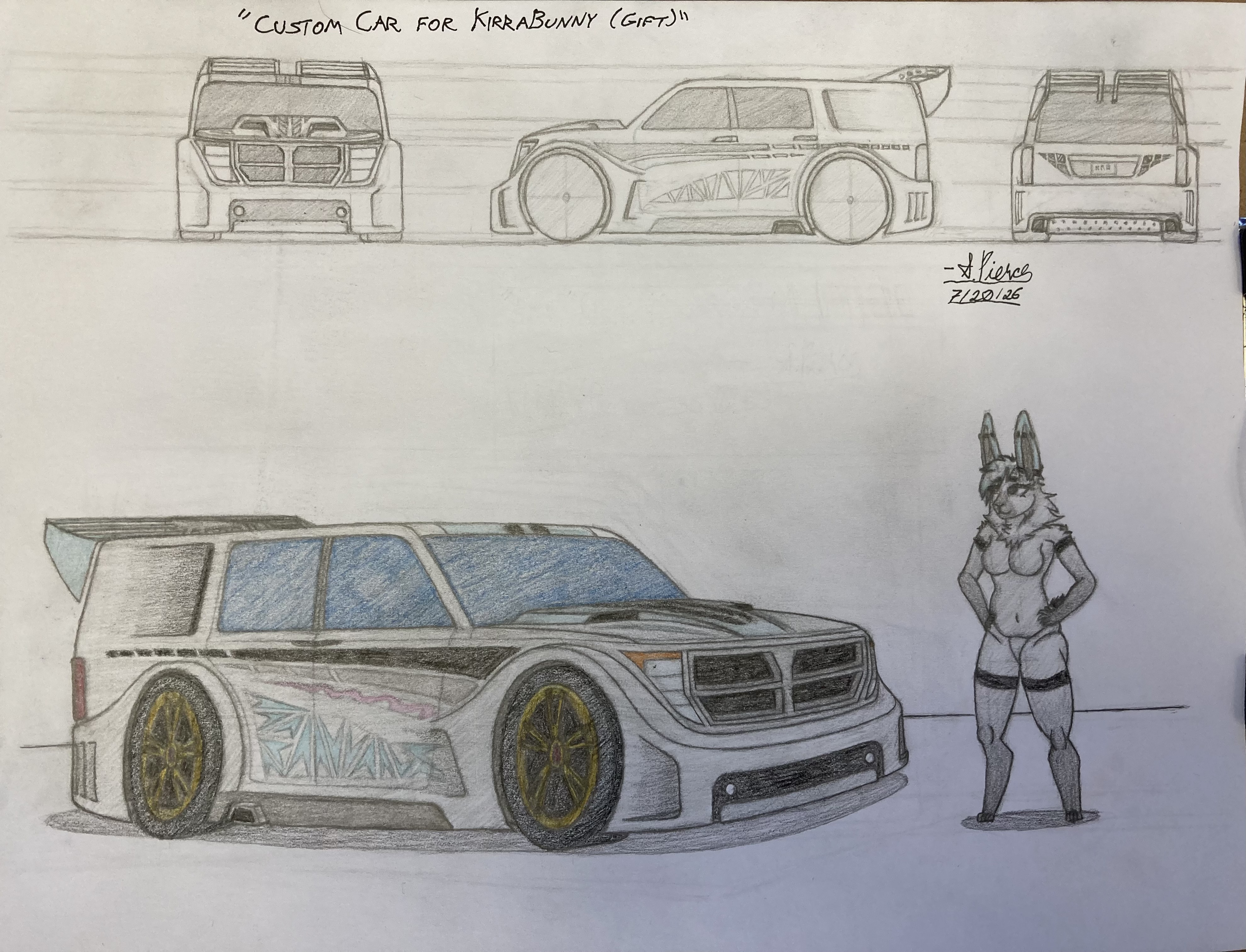 Custom Car for KirraBunny (Gift)